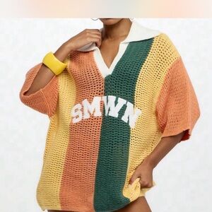 Women's Colorful Knit Swim Cover-Up